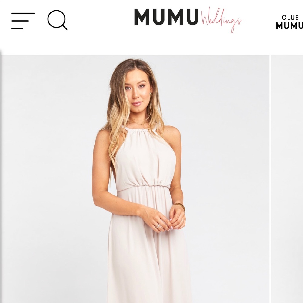 Show Me Your Mumu Dusty Blush Bridesmaid Dress